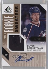 2016 SP Game Used Inked Rookie Sweaters 57/99 Oliver Bjorkstrand Patch Auto 7b5