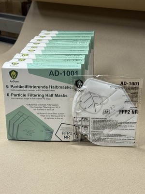 10 Schachteln FFP2 Partikelfiltermasken - Ausverkaufspreis - 60 Masken wie 3M