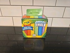Crayola Washable Sidewalk Chalk Assorted Bright Bold Colors 24 Count NEW