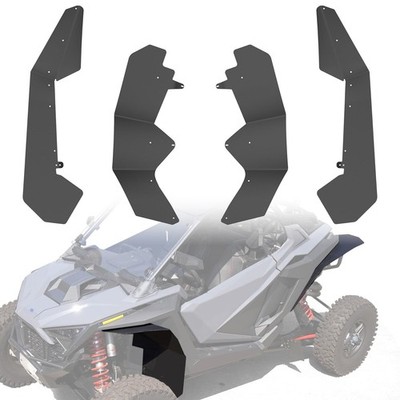 Front&Rear Mud Flaps Fender Guard for 2020-2024 Polaris RZR PRO XP/PRO R/Turbo R