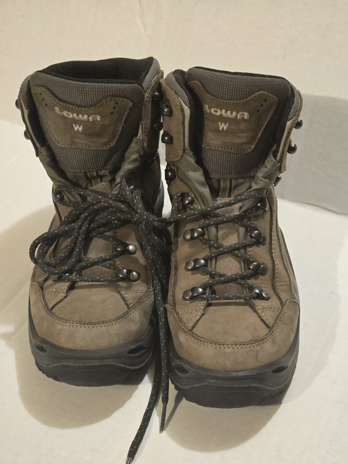 Lowa Renegade GTX Mid Brown Leather Waterproof Hiking Boots Mens Size 9.5