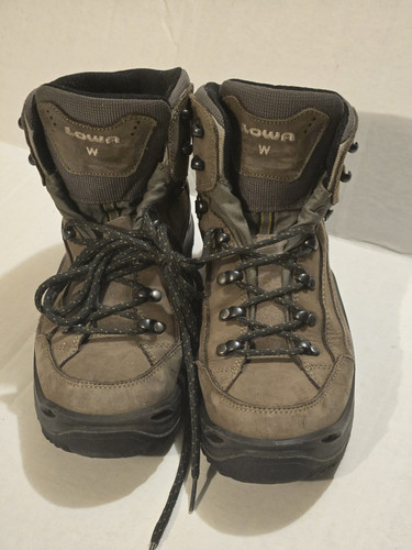 Lowa Renegade GTX Mid Brown Leather Waterproof Hiking Boots Womens Size 9.5
