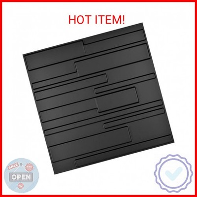 Art3d Decorative 3D Wall Panels 12 Pack 19.7'' x 19.7'' Creative Wall Panel for In