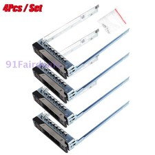 4PCS For Dell R340/740/740xd/440/540/640/940 DXD9H 2.5" Hard Drive Tray Caddy