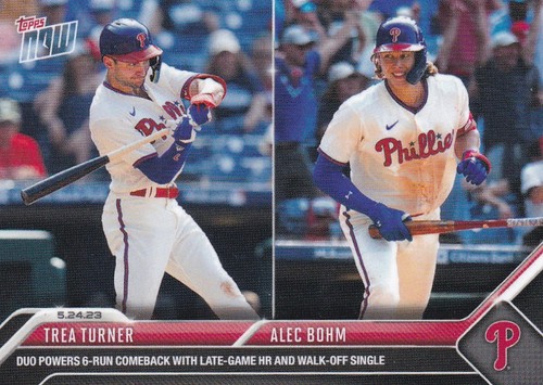 2023 Topps Now 340 Trea Turner / Alec Bohm