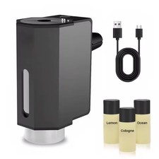 Smart Car Humidifier Essential Oil Diffuser Aromatherapy Air Freshener Black