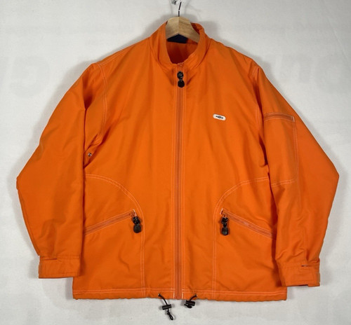 Umbro, Vintage Umbro Orange Windbreaker Light Jacket Fill Zip Sz S