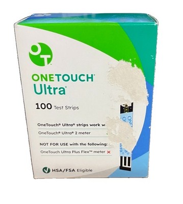 100 One Touch Ultra Test Strips~Exp~3/27+~$29.99~FR SHIP