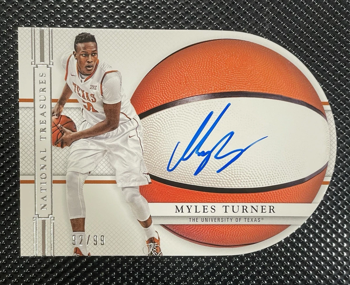 1/10シリ　ダイヤ付　MYLES TURNER Panini Myles Turner Basketball Sports Trading Card Singles for