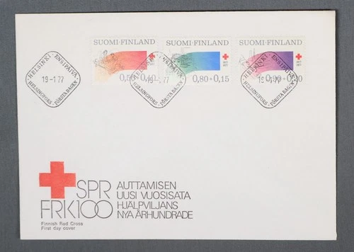 MayfairStamps Finland FDC 1977 Red Cross Combo First Day Cover aax_62953
