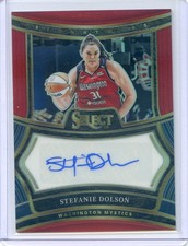 2025 Panini Select WNBA STEFANIE DOLSON Signature Series Auto RED PRIZM /99