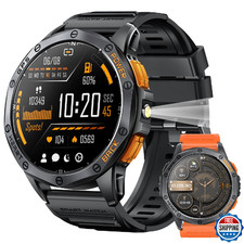 Military Smart Watches Built-in GPS, 170 Sport Modes for Men with Flashlight, S