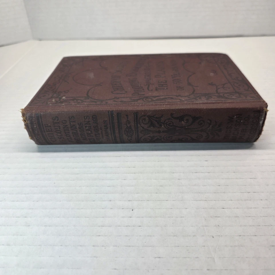 VTG 1910 Chief of Scouts W.F. Drannan Book ~ Western Frontier Plains Illustrated Foto 3 de 4