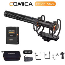 VM30 2.4G Super Cardioid Condenser Wireless Microphone Shotgun Mic With Gain Con