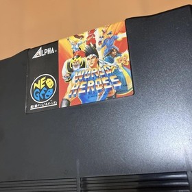 World Heroes Neo Geo AES Cartridge Japanese Version Used