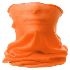 Summer Cooling Neck Gaiter Unisex Sun Protect Face Mask, Orange