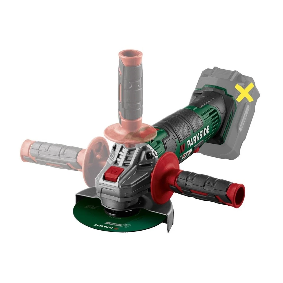 PARKSIDE® PWSA 20 LI D4 20V Akku Winkelschleifer - B Ware neuwertig - Bild 2 von 4