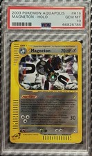 2003 Pokemon Aquapolis # H16 Magneton Holo PSA 10 Card GEM MINT! Trusted Seller! on eBay