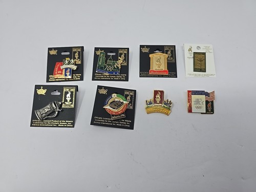 Vintage 1996 Atlanta Olympic Pins New And Used Lot Of 8