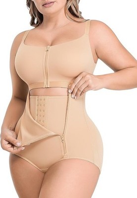 New SHAPELLX Womens Shapewear Tummy Control Bodysuit Waist Trainer Fast Shipping