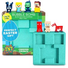 Colorful TNT Creeper Bath Bomb - Fruity Loop Scent with Collectible Toy Surprise