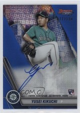 2019 Bowman's Best Blue Refractor /150 Yusei Kikuchi #B19-YK Auto 03j5