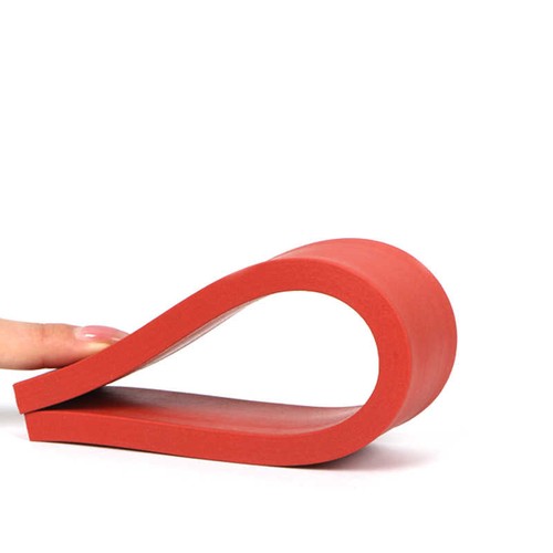 Red Silicone rubber sponge strip Closed Cell Square Foam Backer Rod Seal 3-50mm - Picture 4 of 7