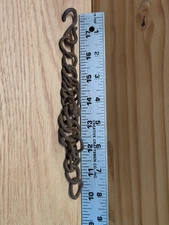 Antique Hand ~ Forged Iron Chain ~ Farm Hardware