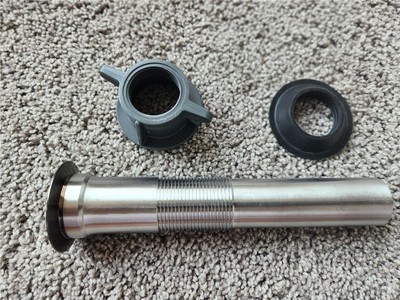 Delta RP101632KS Pop Up Drain without Overflow /Metal Tail Piece Black Stainless