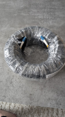 Elfcam Armored Fiber Optic cable LC/UPC to LCUPC 100m Single Mode Duplex 9/125um