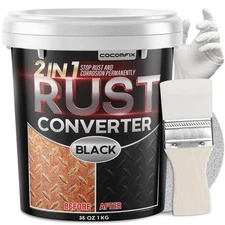 2 in 1 Ultra Rust Converter, 35 oz Car Heat-Stable Rust Conversion Paint With...