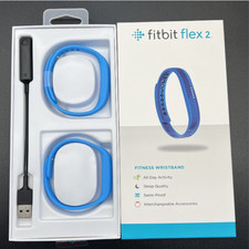 Wathet Fitbit Flex 2 Health Activity Sleep Tracker Bluetooth S&L Wathet Blu NUOVO