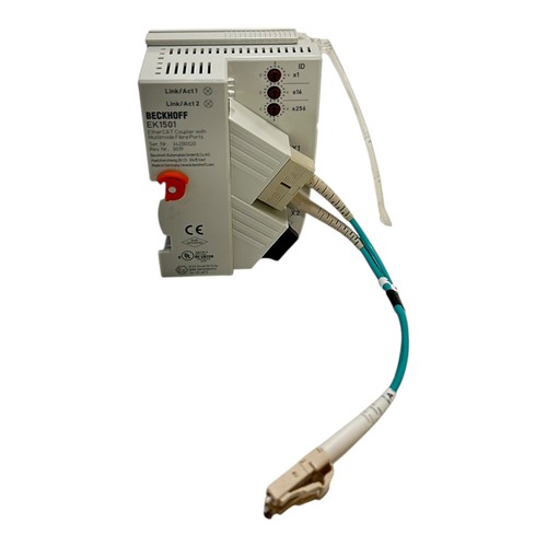 Beckhoff Ethercat-Koppler Avec Id-Switch Multimode-Lwl-Anschluss EK1501 - Photo 7 sur 8