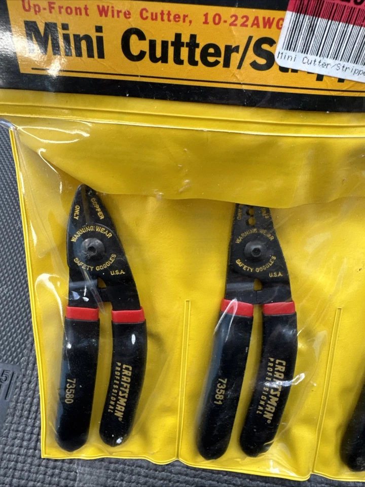 Sears Craftsman EE. UU. Nos 3 piezas Mini Cortador Pelador Crimpadora Set 73579 Profesional  Foto 2 de 4