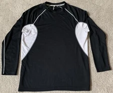 Warrior Base Layer Long Sleeve Mens Black Pullover Sz X-Large Made in USA