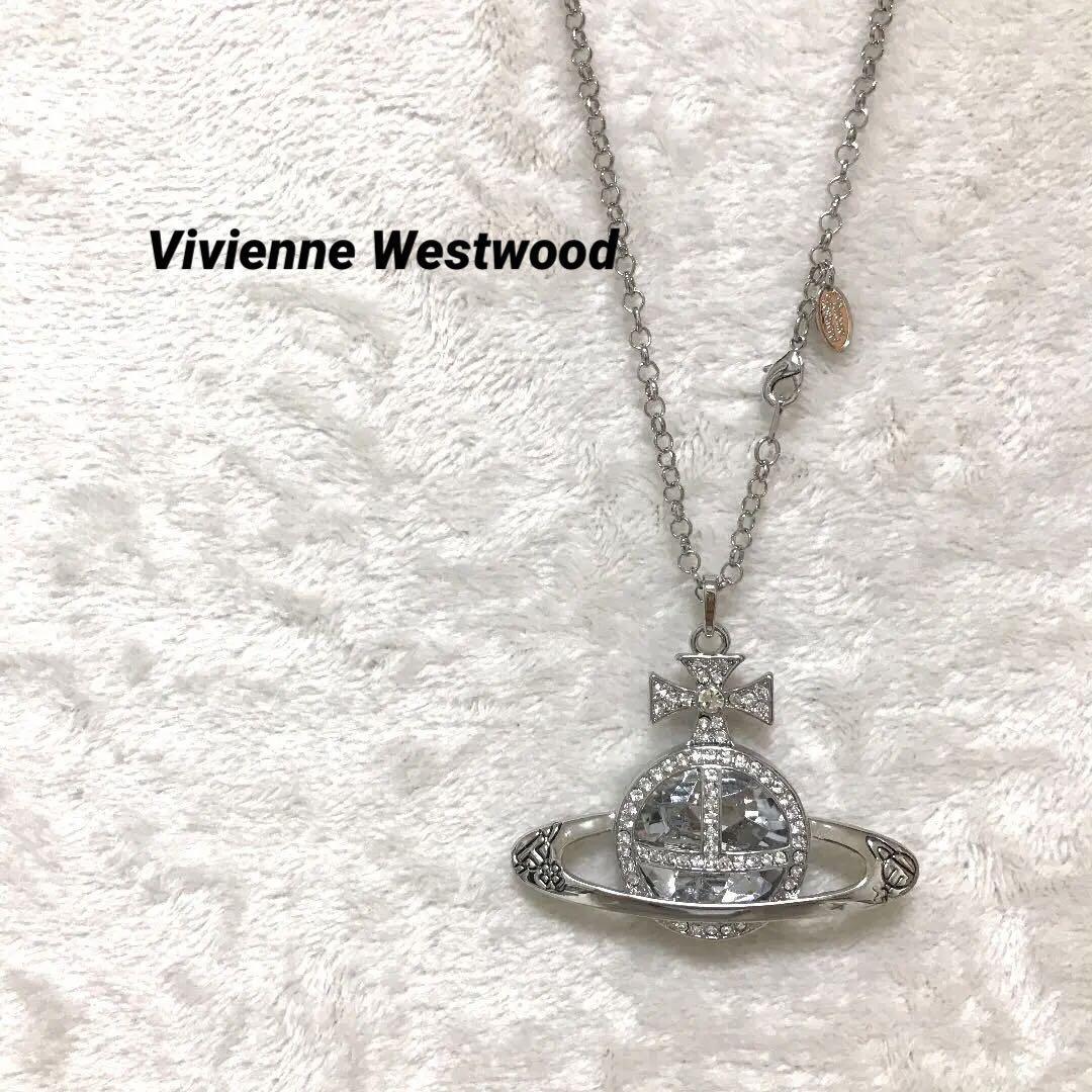 Vivienne Westwood シルバーアクセサリー Vivienne Westwood Necklace Long Orb Silver 68cm NO BOX | eBay