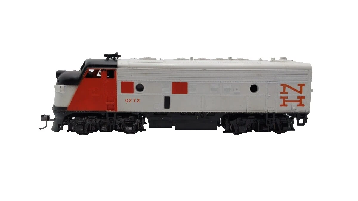 Modelo de metal blanco Athearn trenes
