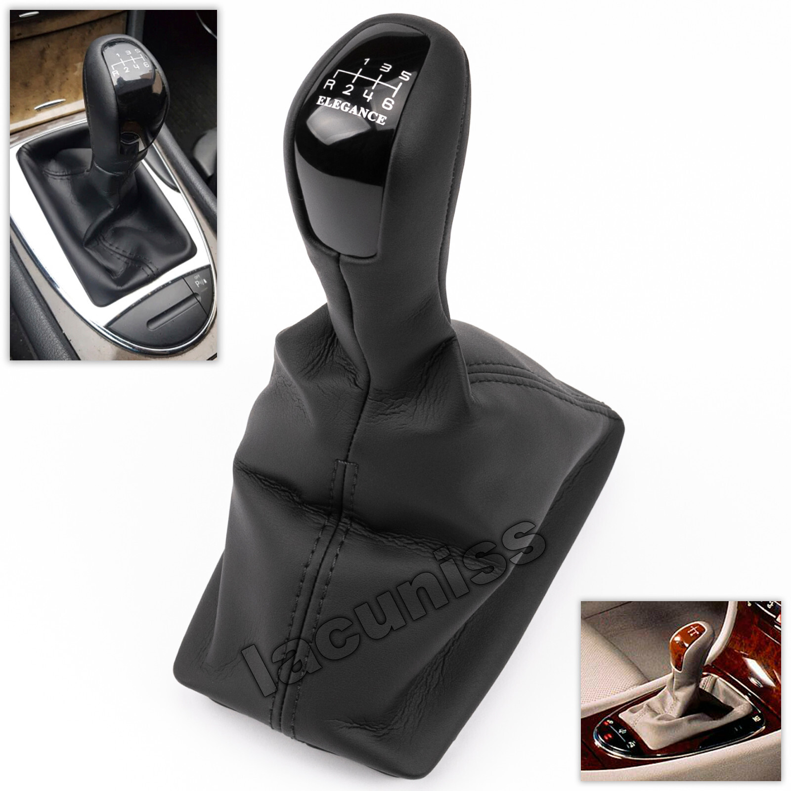 Levier de vitesse 6 vitesses Mercedes W211 pour remplacer un soufflet usé de finition Elegance