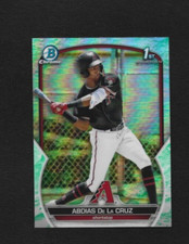 2023 Bowman Abdias De La Cruz BCP-34 Chrome Lunar Glow Refractor - Diamondbacks