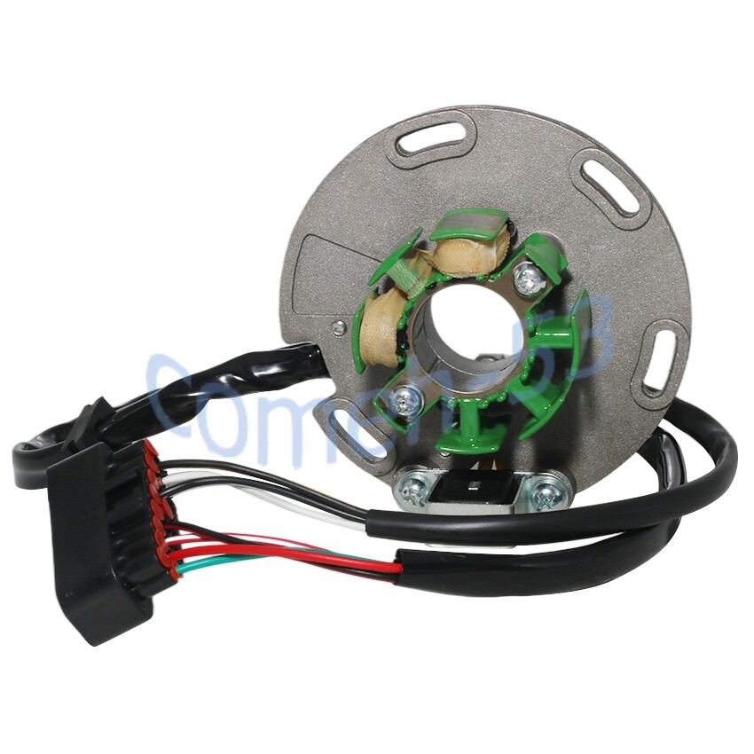 WOOSTAR Magneto Stator Ersatz Für YBR125 XT125 – 8 Spulen, Aus Metall/Kupfer