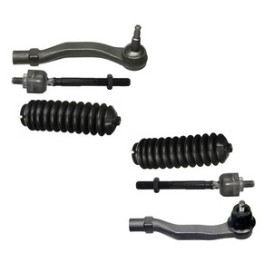 Front Steering Kit Set of 6 Bellow Boots Inner /& Outer Tie Rods for Honda Acura