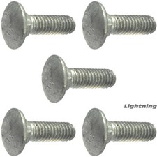 1/4-20 x 3" Carriage Bolts and Nuts Hot Dipped Galvanized Quantity 50