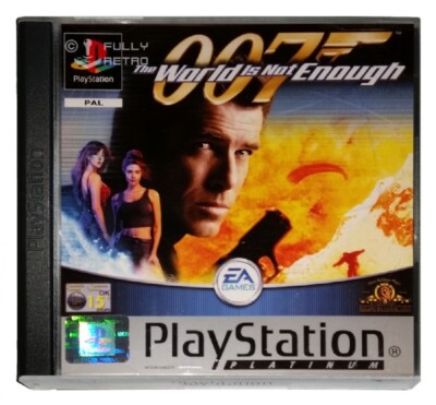 007: THE WORLD IS NOT ENOUGH (PLATINUM RANGE) (PS1 Game) Bond