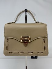 La Terre Woman  s Handbag Small Beige/Gold