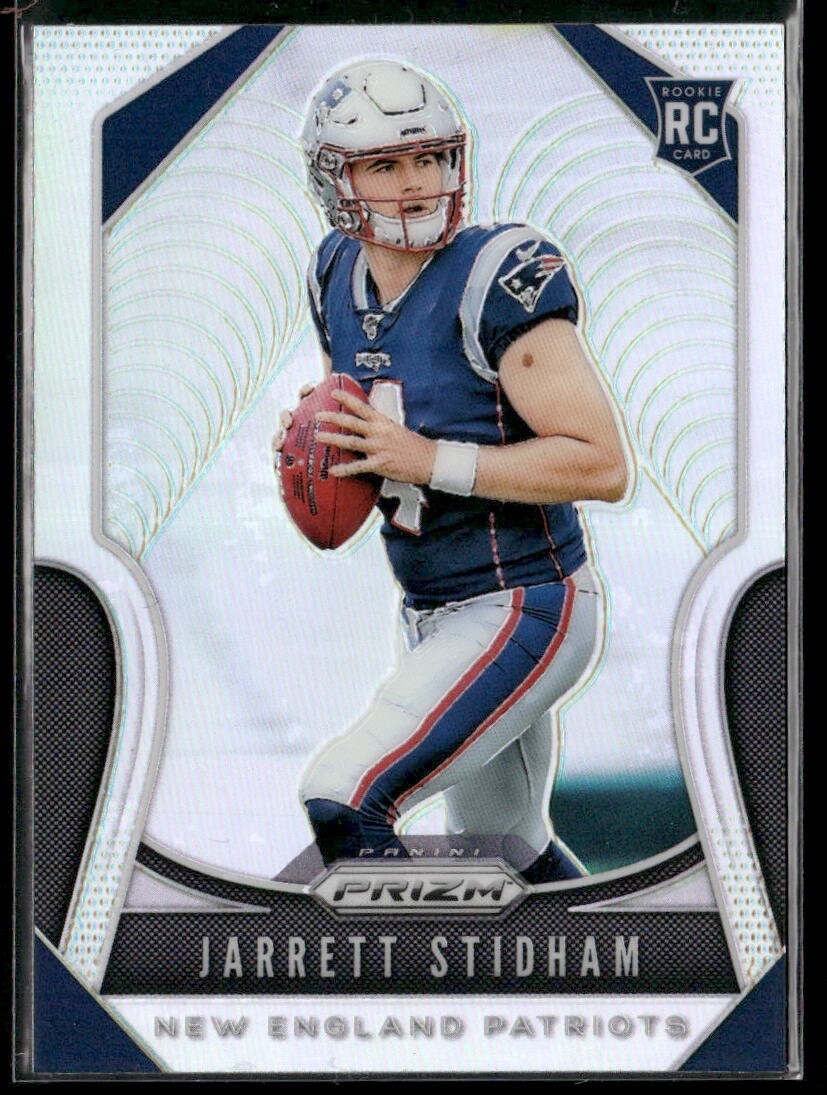 2019 Panini Prizm Rookies Silver Prizm Jarrett Stidham #308 Rookie RC Broncos