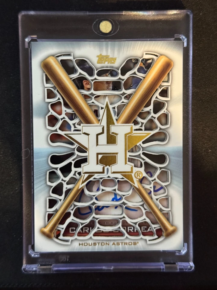 CARLOS CORREA 2016 TOPPS LASERS AUTOGRAPH #25/25 AUTO BOOKLET VERY RARE - Image 2 of 3