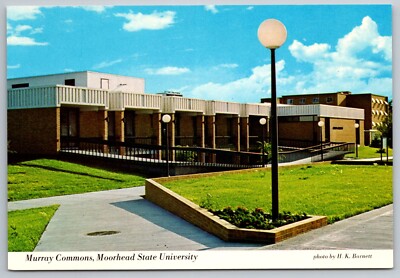 Moorhead State University Murray Commons Vintage Postcard MSU Minnesota View