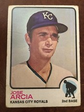 1973 Topps #466 Royals Jose Arcia Baseball Card