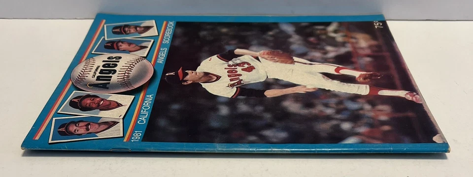 California Angels 1981 Scorebook Magazine Ken Forsch Cover Scored White Sox - Image 3 of 4
