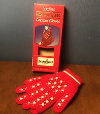 LADIES EQUALIZER Stretch Gripper Gloves - VINTAGE RED Scotchguard Berkshire NEW